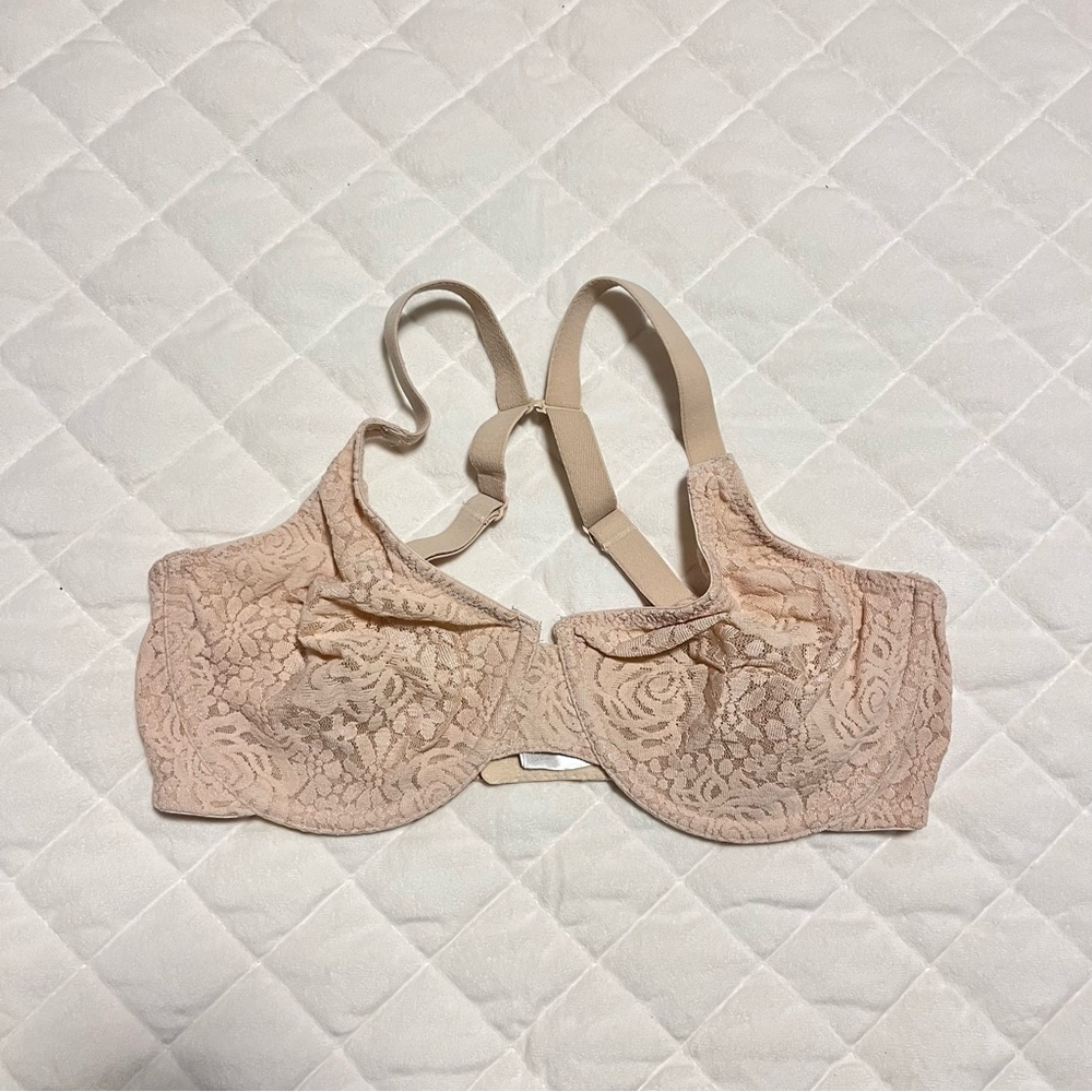 Wacoal Halo Molded Underwire Bra Tan Nude womens Size 34D